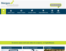 Tablet Screenshot of morganconsultores.com.mx